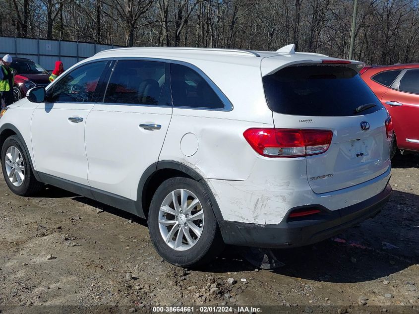 2018 KIA SORENTO LX/L - 5XYPG4A38JG413046
