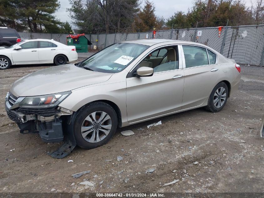 2013 HONDA ACCORD LX - 1HGCR2F30DA238514