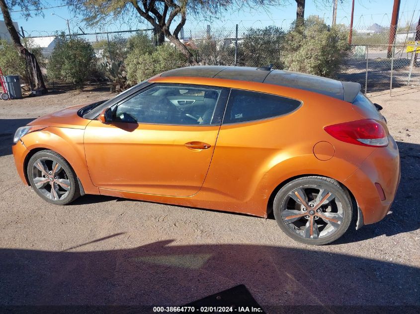 2016 HYUNDAI VELOSTER - KMHTC6AD9GU286633