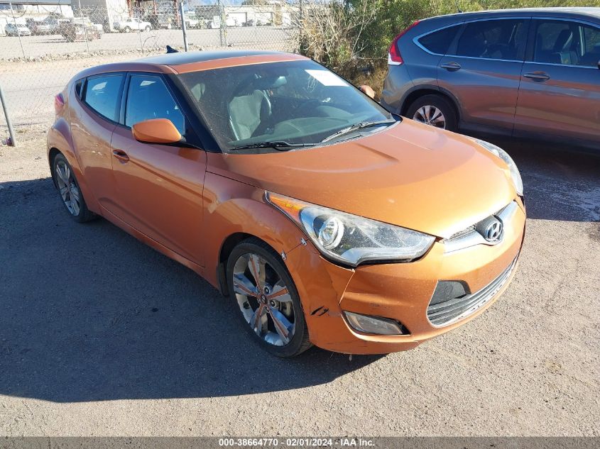 2016 HYUNDAI VELOSTER - KMHTC6AD9GU286633