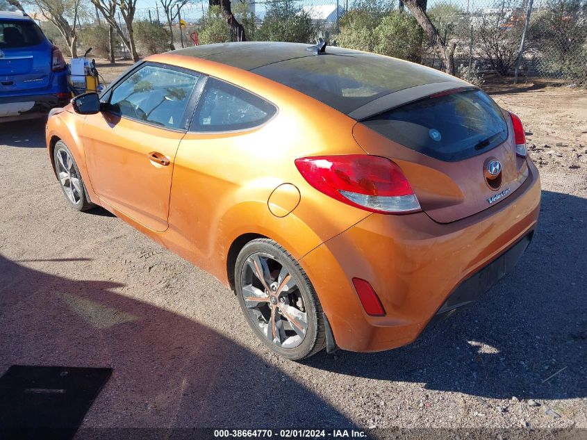 2016 HYUNDAI VELOSTER - KMHTC6AD9GU286633