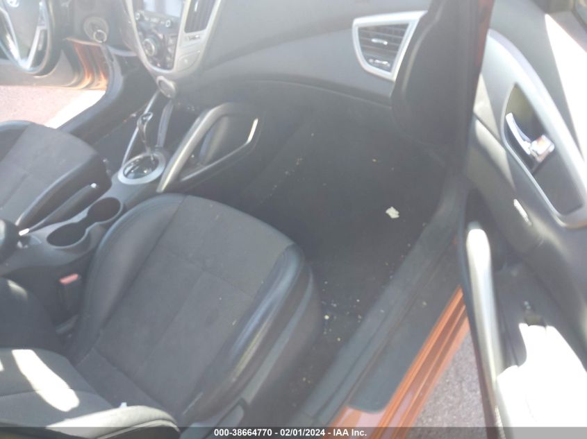 2016 HYUNDAI VELOSTER - KMHTC6AD9GU286633