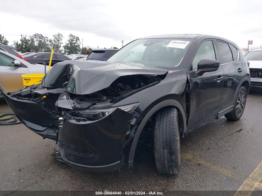 VIN JM3KFADMXJ1448985 2018 MAZDA CX-5 GRAND TOURING