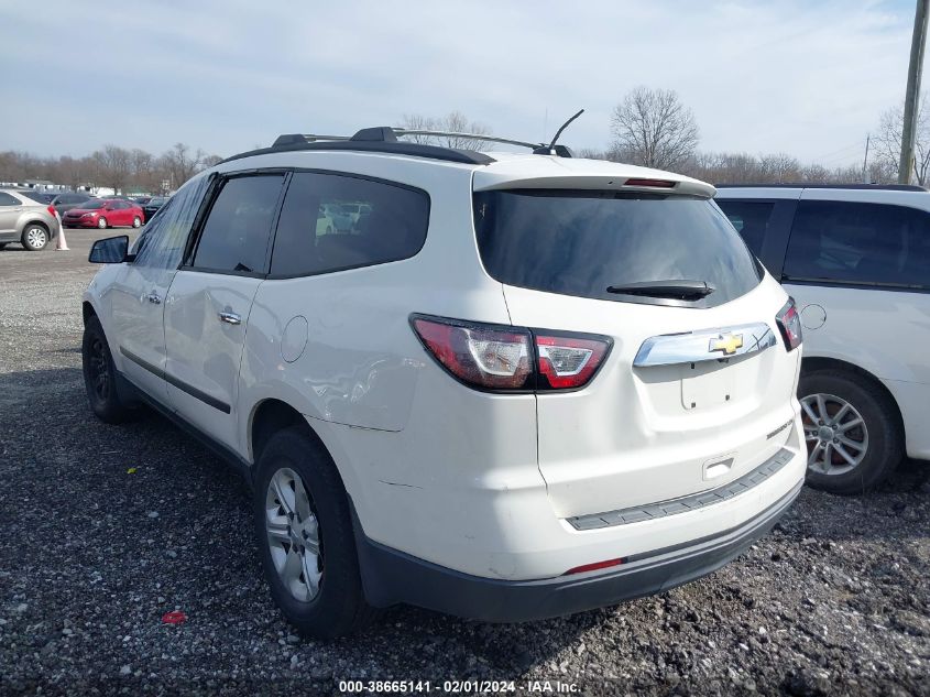 2013 CHEVROLET TRAVERSE LS - 1GNKRFKD6DJ258614