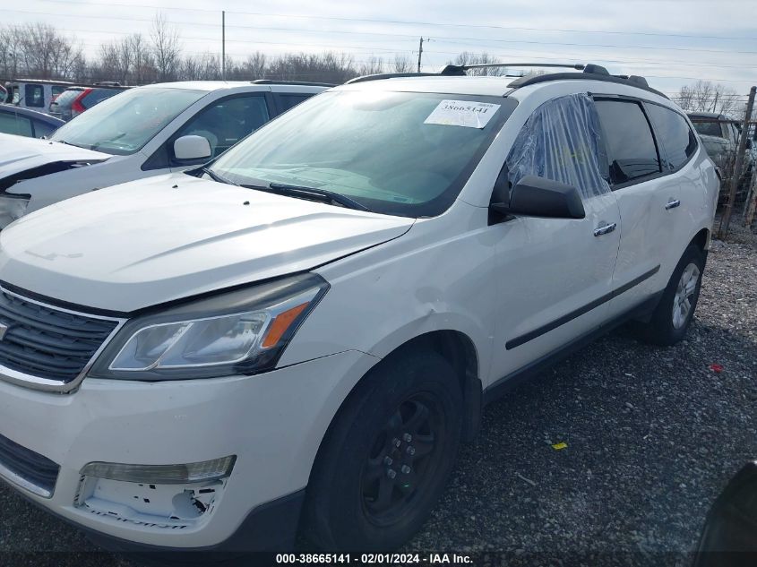 2013 CHEVROLET TRAVERSE LS - 1GNKRFKD6DJ258614