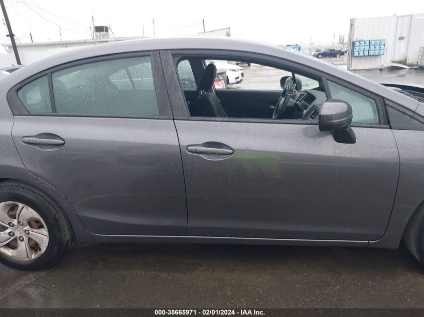 2015 HONDA CIVIC LX - 19XFB2F53FE208781