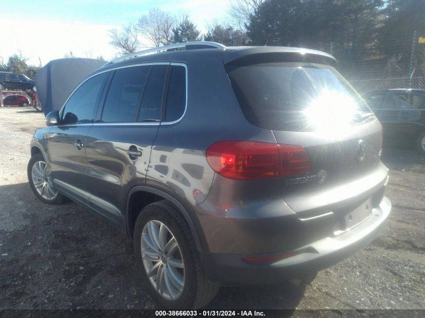 2014 VOLKSWAGEN TIGUAN SE - WVGAV3AXXEW600740