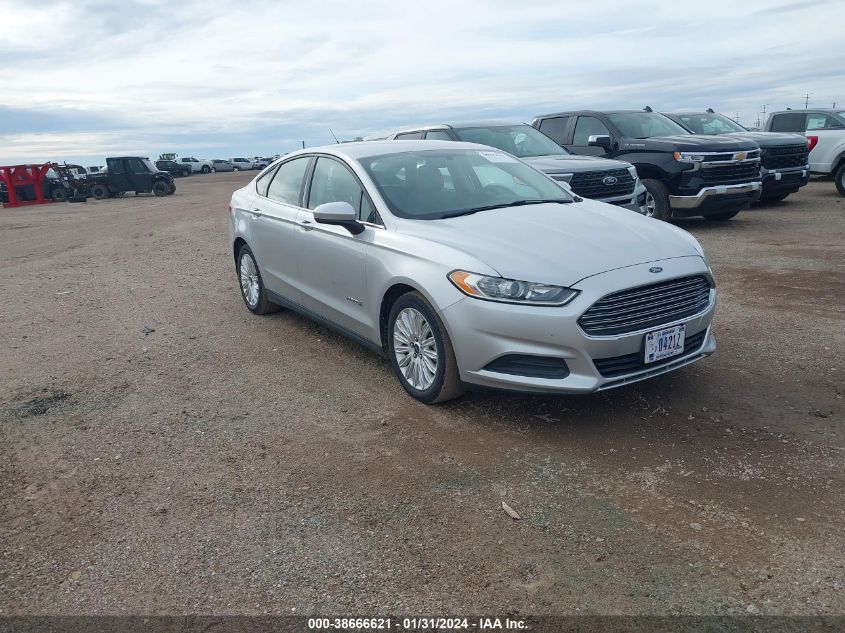2015 FORD FUSION HYBRID S - 3FA6P0UUXFR116419