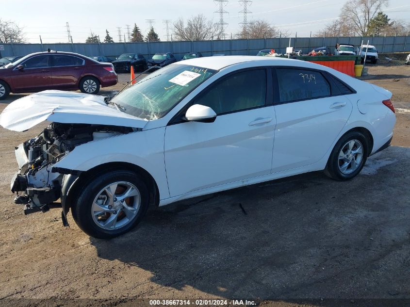 2023 HYUNDAI ELANTRA SEL - KMHLM4AG1PU376452