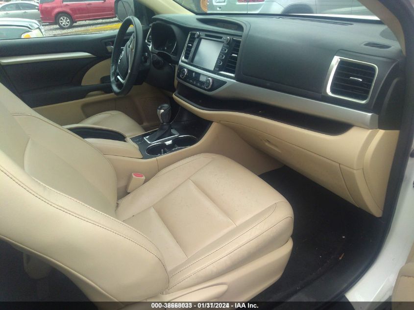 2015 TOYOTA HIGHLANDER XLE V6 - 5TDKKRFH7FS044538