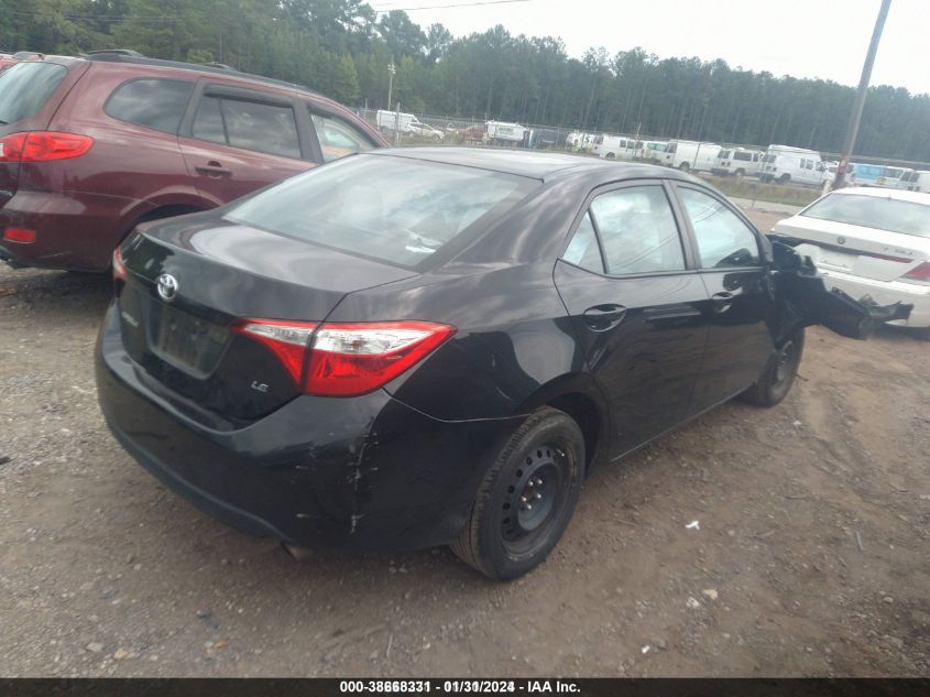 2016 TOYOTA COROLLA LE - 2T1BURHE5GC521832