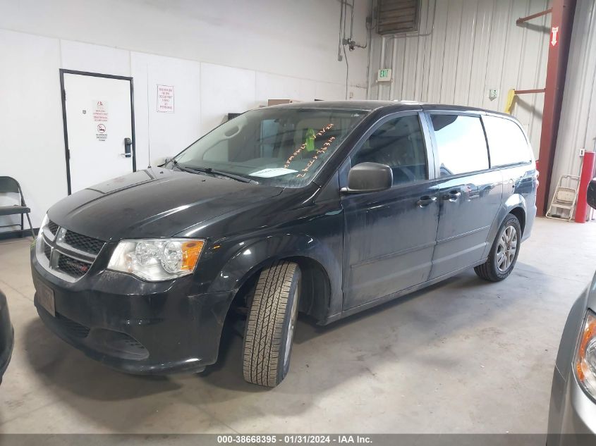 2016 DODGE GRAND CARAVAN SE - 2C4RDGBG9GR100452