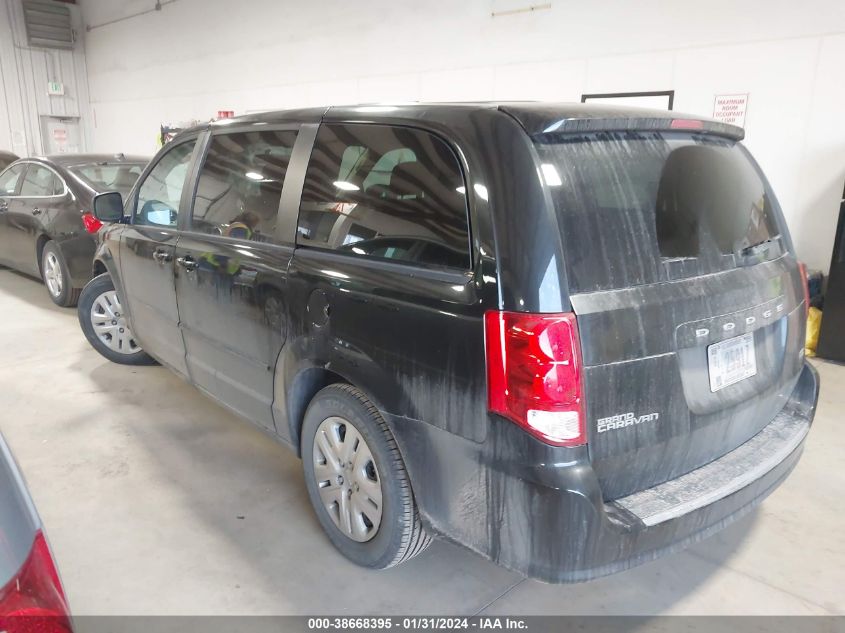 2016 DODGE GRAND CARAVAN SE - 2C4RDGBG9GR100452