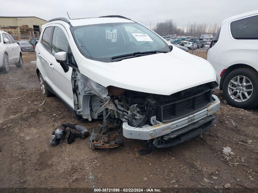 Lot #2536949287 2019 FORD ECOSPORT SE salvage car