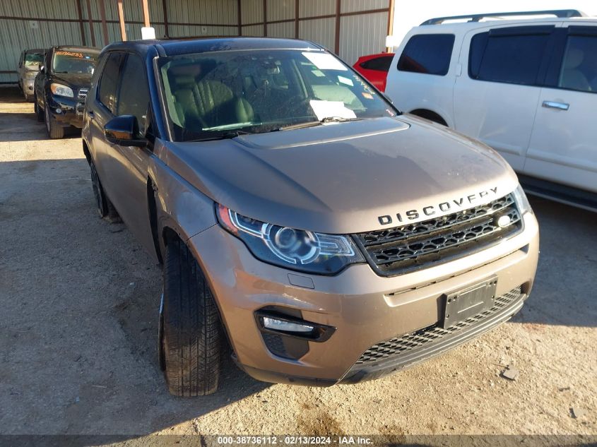 Lot #2525412125 2016 LAND ROVER DISCOVERY SPORT HSE LUX salvage car