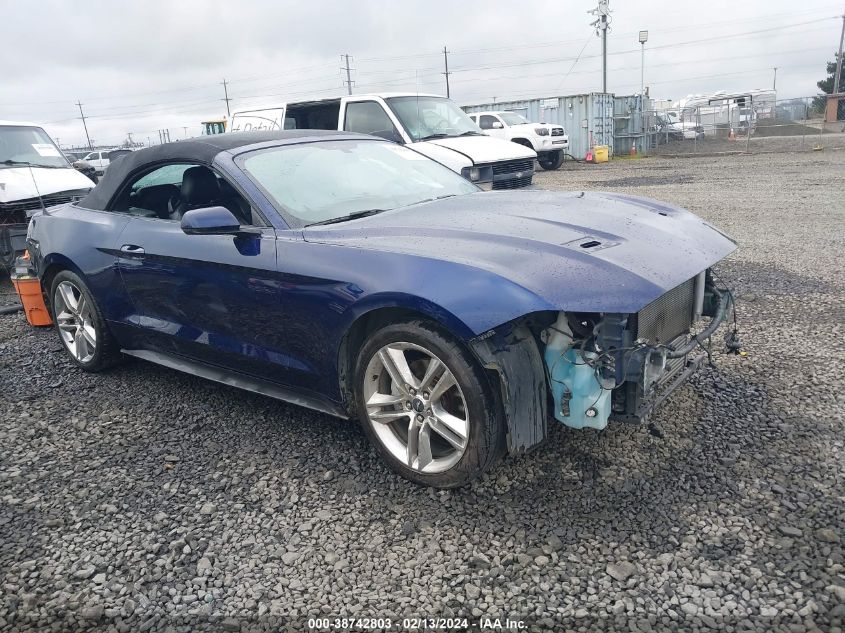 Lot #2524271468 2020 FORD MUSTANG ECOBOOST PREMIUM salvage car