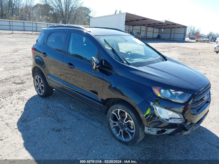 Lot #2539240271 2020 FORD ECOSPORT SES salvage car