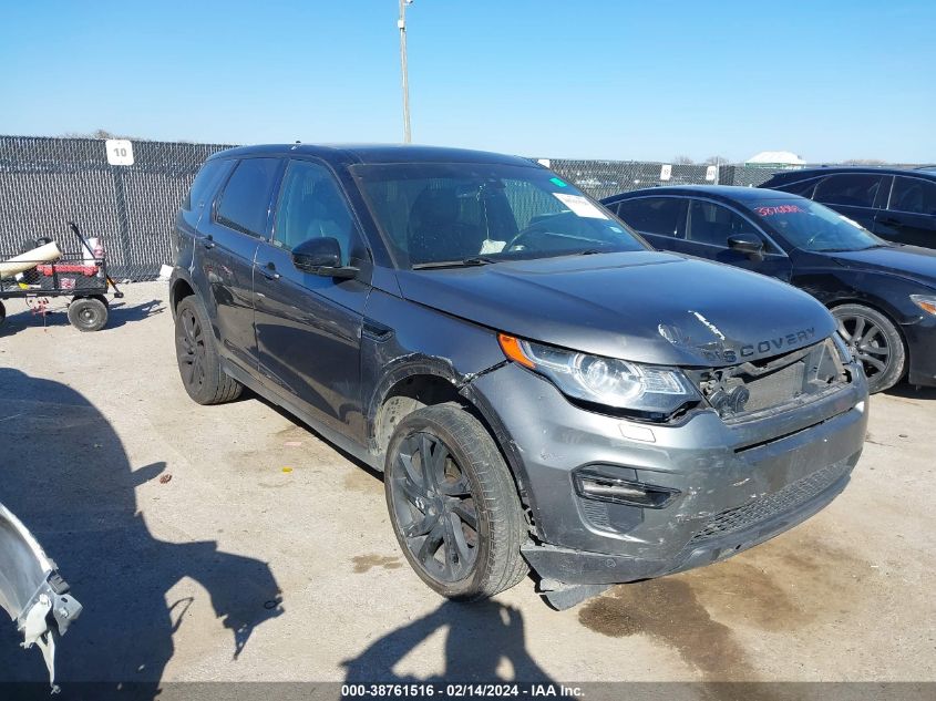Lot #2541532265 2016 LAND ROVER DISCOVERY SPORT HSE salvage car