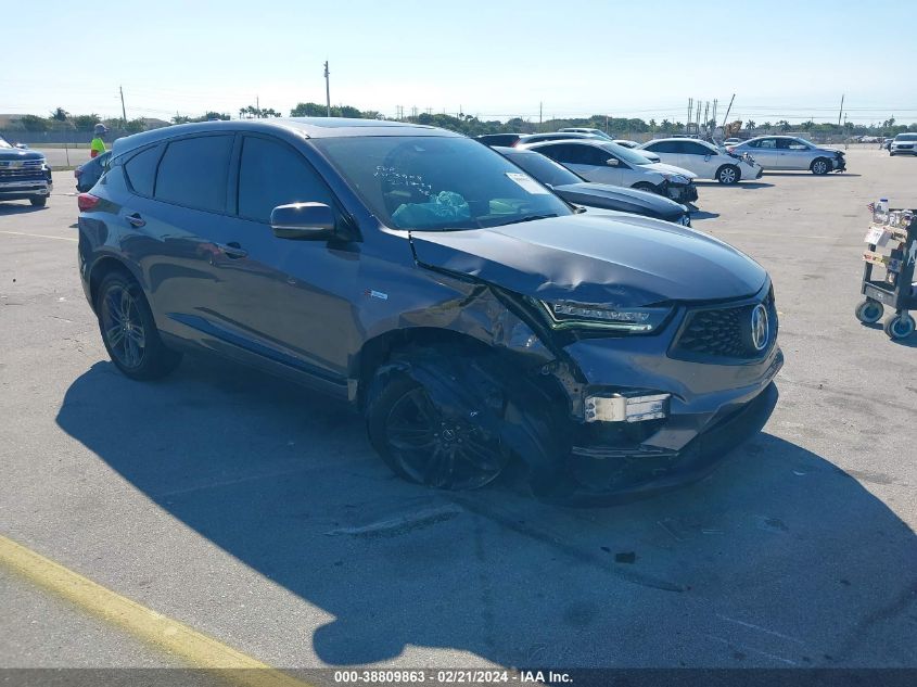Lot #2536948835 2020 ACURA RDX A-SPEC PACKAGE salvage car