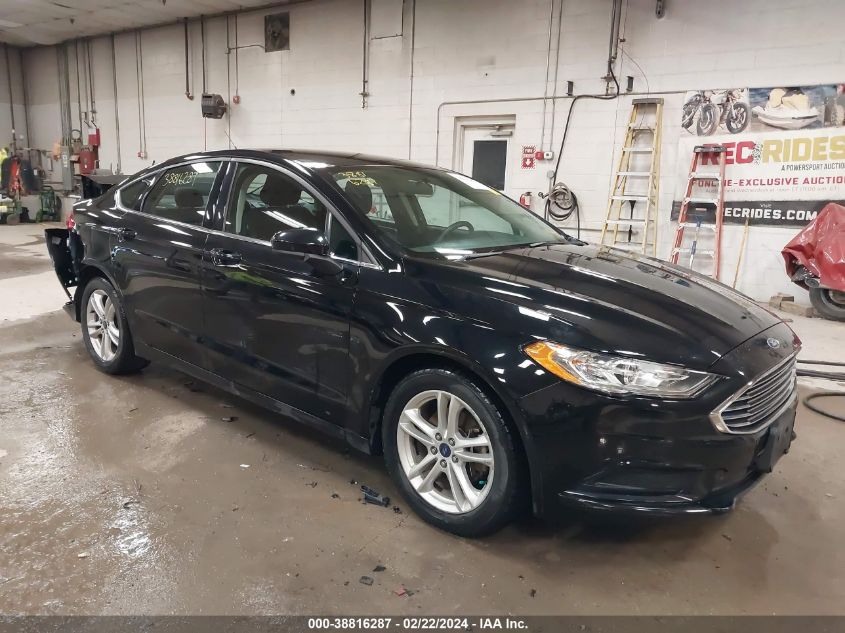Lot #2539237343 2018 FORD FUSION SE salvage car