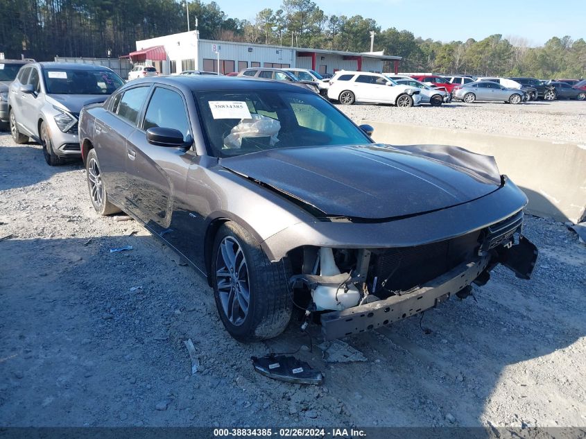 Lot #2541527266 2018 DODGE CHARGER GT AWD salvage car