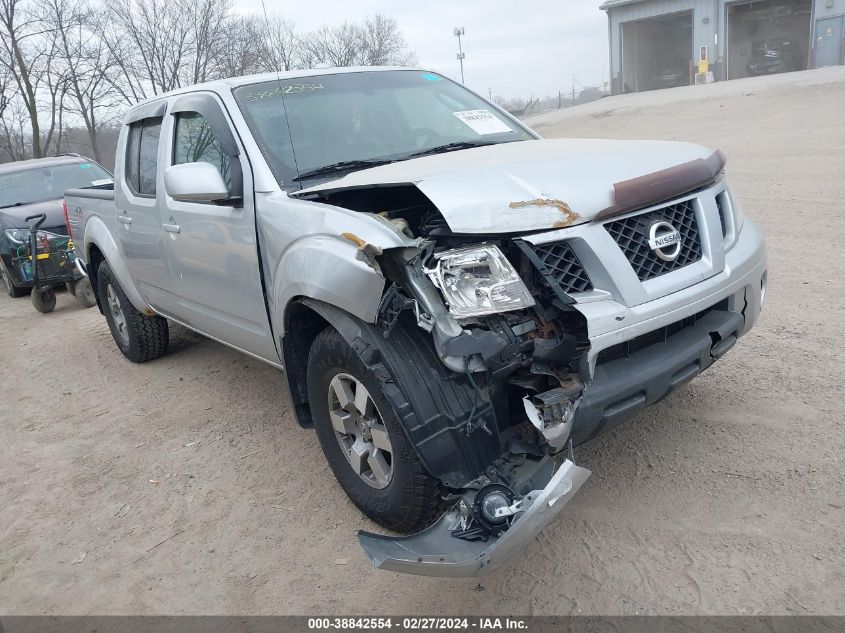 Lot #2534660765 2010 NISSAN FRONTIER PRO-4X salvage car