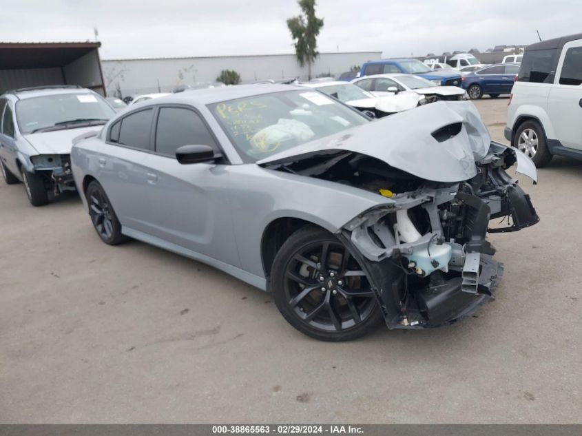 Lot #2539242010 2022 DODGE CHARGER GT RWD salvage car