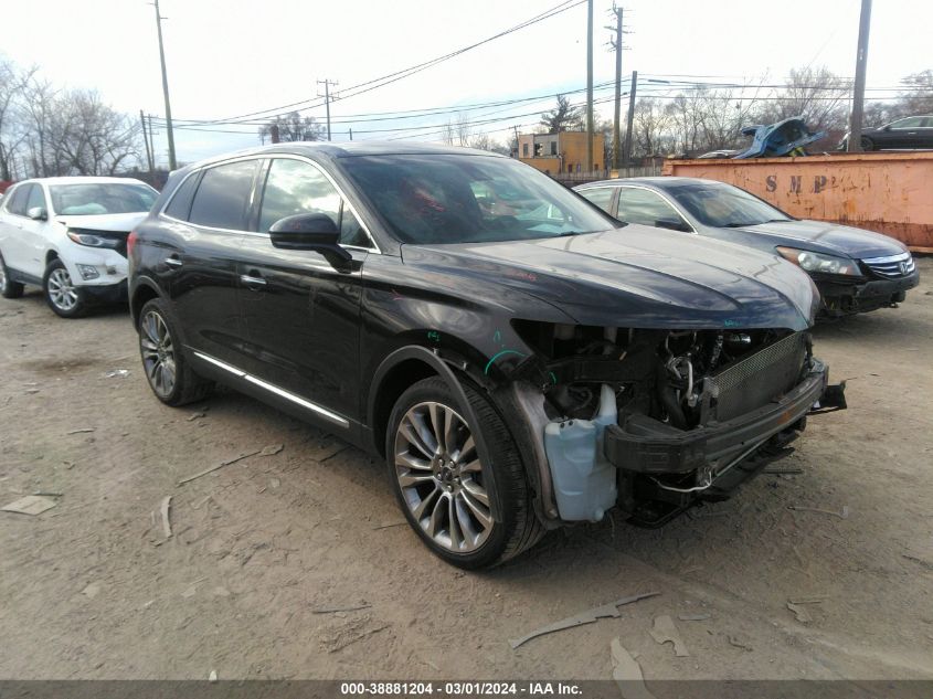 Lot #2536948673 2016 LINCOLN MKX RESERVE salvage car