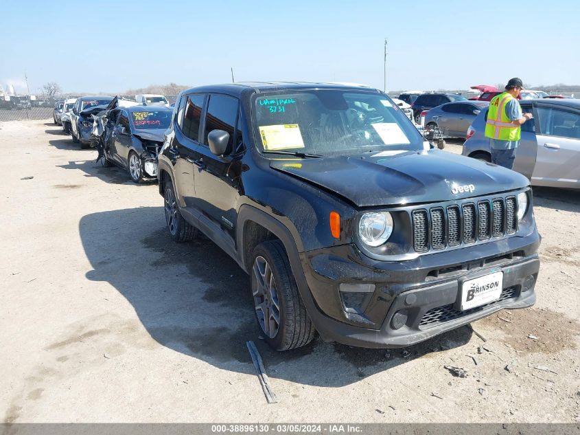 Lot #2525411802 2020 JEEP RENEGADE JEEPSTER 4X4 salvage car