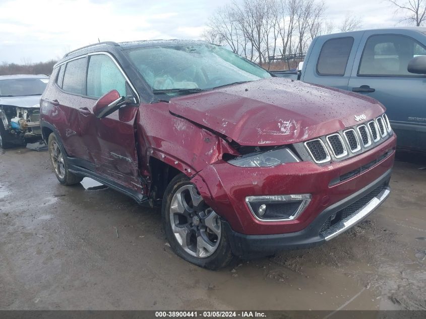 Lot #2525405743 2021 JEEP COMPASS LIMITED 4X4 salvage car