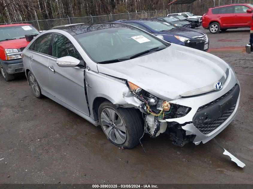 Lot #2541527172 2015 HYUNDAI SONATA HYBRID LIMITED salvage car