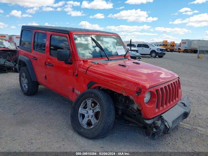 Lot #2536939597 2018 JEEP WRANGLER UNLIMITED SPORT S 4X4 salvage car
