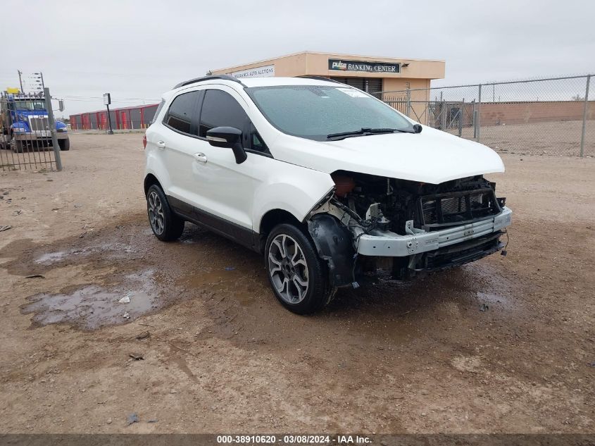 Lot #2538097283 2019 FORD ECOSPORT SES salvage car