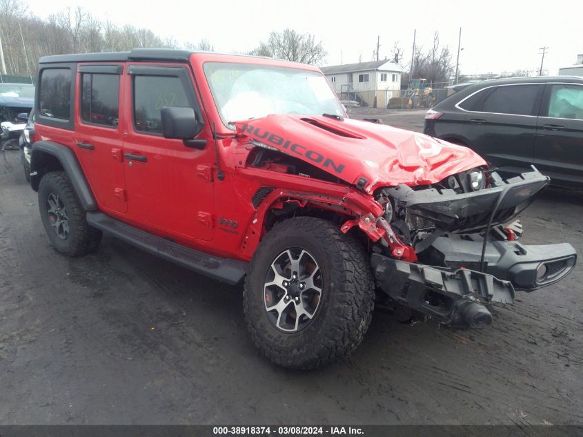 Lot #2541526887 2019 JEEP WRANGLER UNLIMITED RUBICON 4X4 salvage car