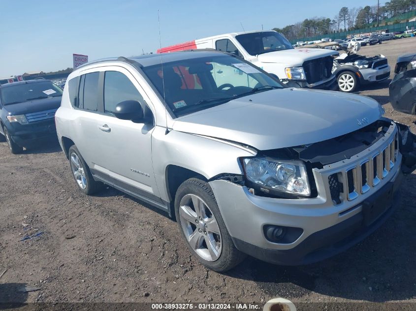 Lot #2541526833 2012 JEEP COMPASS LIMITED salvage car