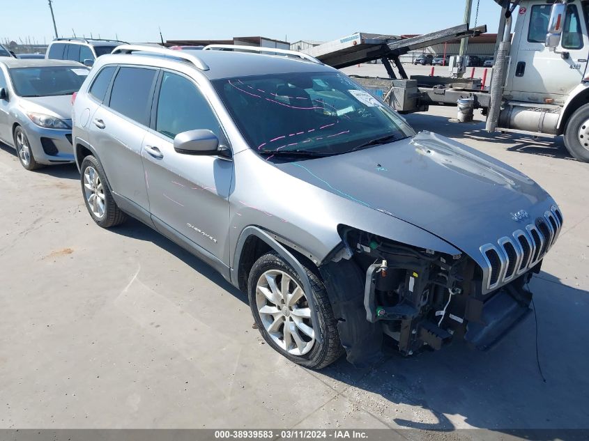 Lot #2543820465 2016 JEEP CHEROKEE LIMITED salvage car
