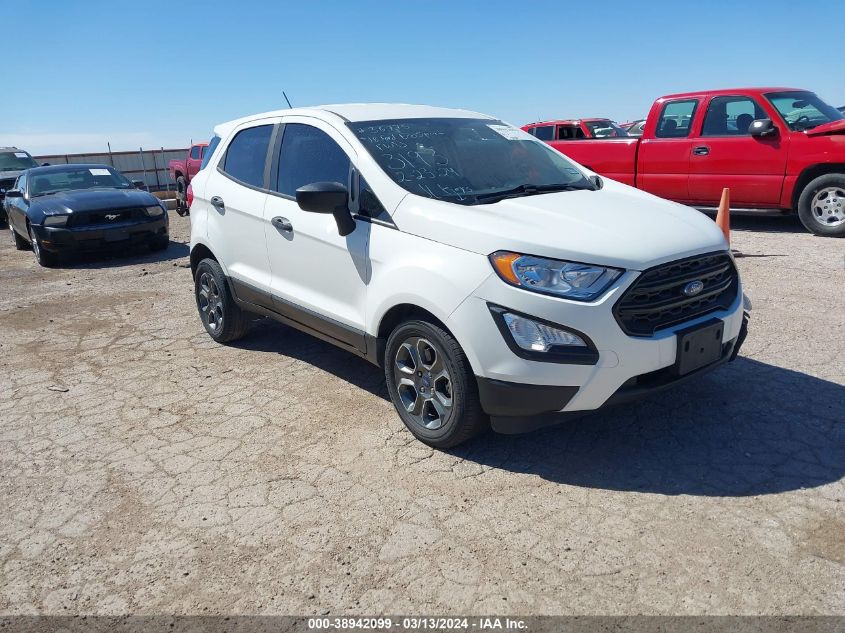 Lot #2539240083 2018 FORD ECOSPORT S salvage car