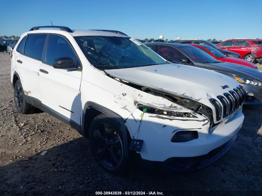 Lot #2534660415 2017 JEEP CHEROKEE ALTITUDE FWD salvage car