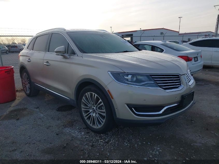 Lot #2525411164 2017 LINCOLN MKX RESERVE salvage car