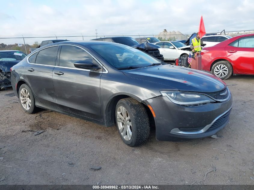 Lot #2541531813 2016 CHRYSLER 200 LIMITED salvage car