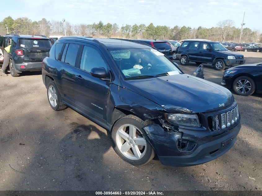 Lot #2541526311 2014 JEEP COMPASS HIGH ALTITUDE salvage car