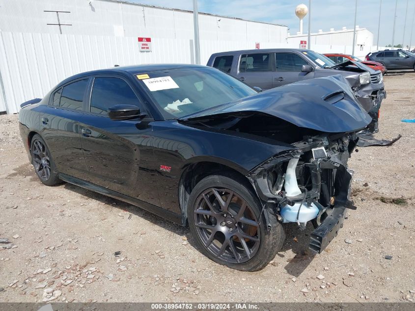 Lot #2536951833 2019 DODGE CHARGER SCAT PACK RWD salvage car