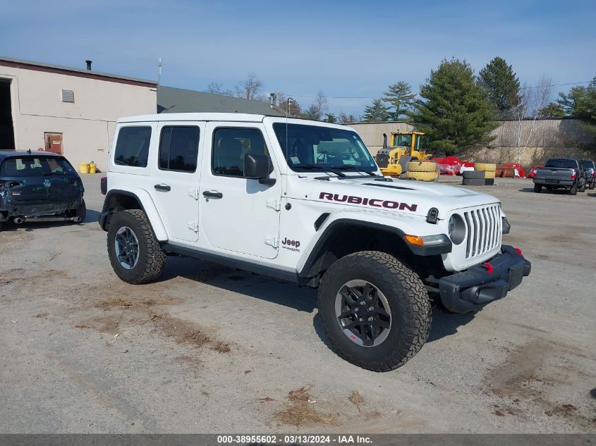 Lot #2534660249 2019 JEEP WRANGLER UNLIMITED RUBICON 4X4 salvage car