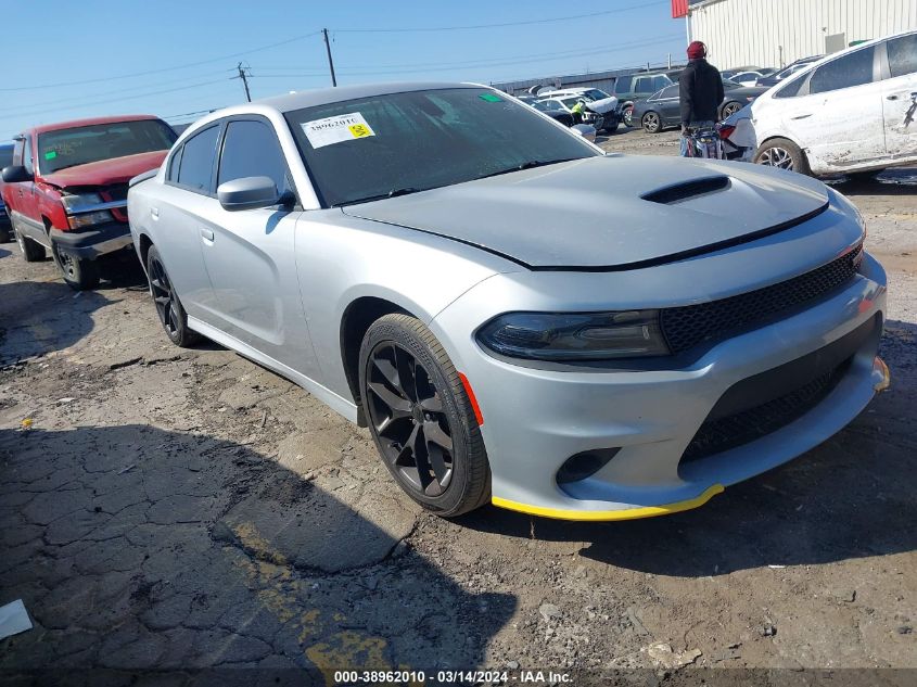 Lot #2564310875 2021 DODGE CHARGER GT RWD salvage car