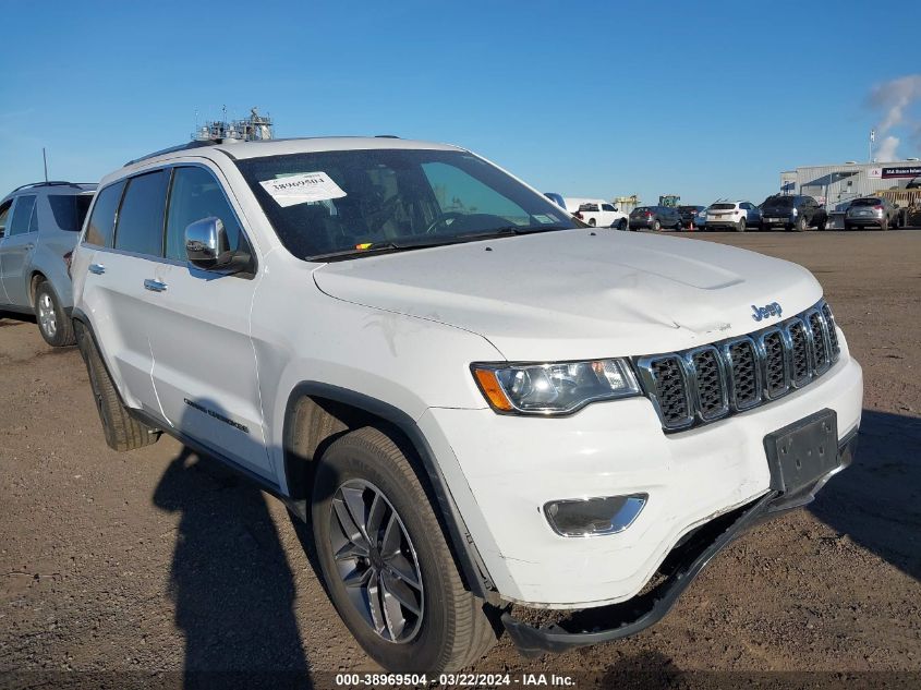 Lot #2541526432 2019 JEEP GRAND CHEROKEE LIMITED 4X4 salvage car