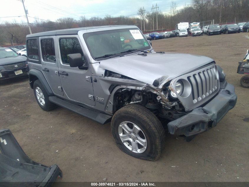 Lot #2534660281 2018 JEEP WRANGLER UNLIMITED SPORT S 4X4 salvage car