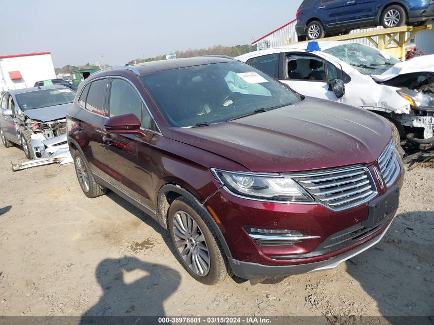 Lot #2534660153 2017 LINCOLN MKC RESERVE salvage car