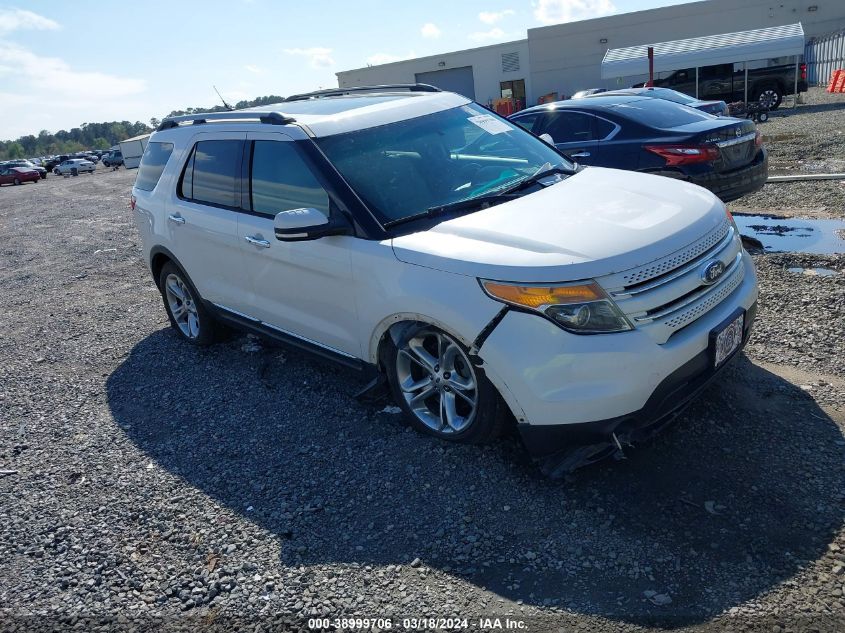 Lot #2539237024 2015 FORD EXPLORER LIMITED salvage car