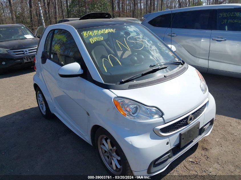 Lot #2534659895 2016 SMART FORTWO ELECTRIC DRIVE PASSION salvage car