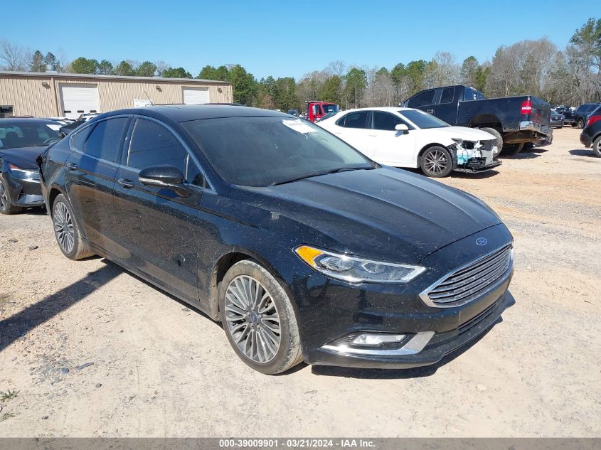 Lot #2539236937 2017 FORD FUSION SE salvage car